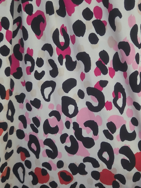 Chico\'s Animal Print Maxi Dress NWT— Cream, Black, Hot Pink, Red
